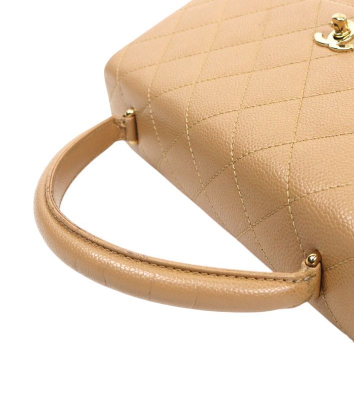 Chanel Coco Handle – Caviar Leather – Beige
