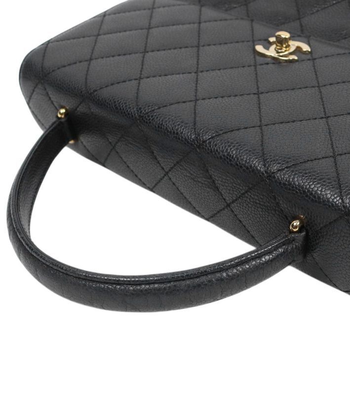 Chanel Coco Handle – Caviar Leather – Black – Gold Hardware