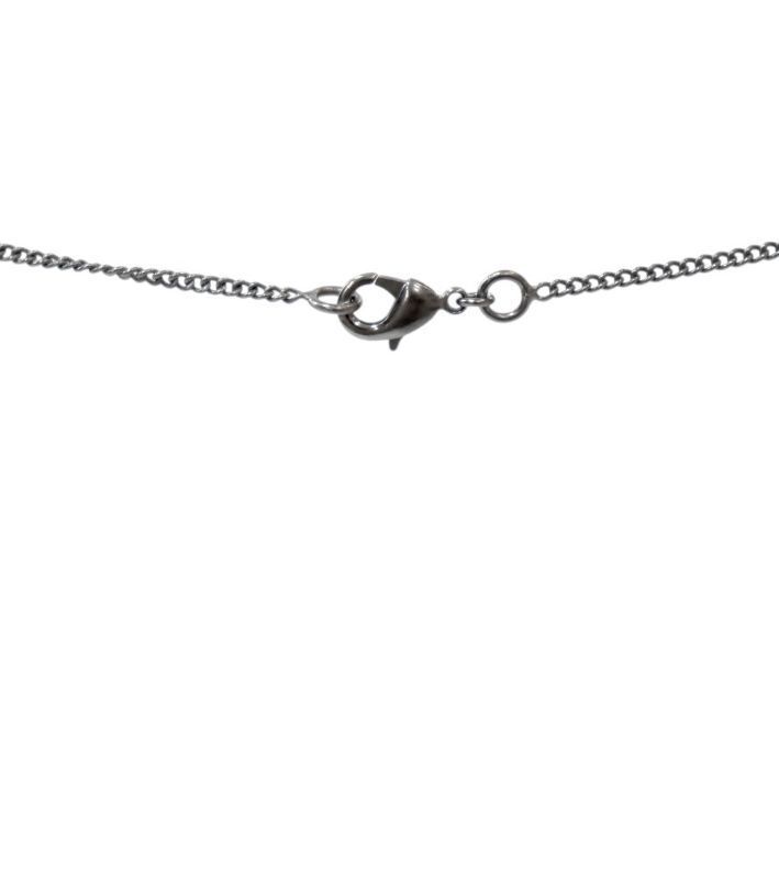 Black CC Silver Necklace 53995