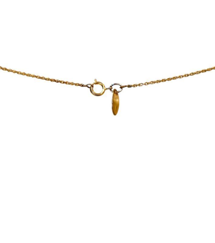 Round CC Gold Necklace 57283