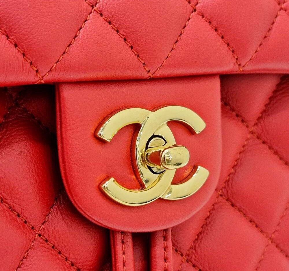 Chanel Urban Spirit Backpack – Lambskin Leather – Red
