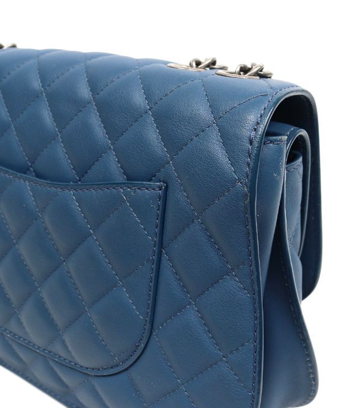 Navy Flap Chain Shoulder Bag 57918