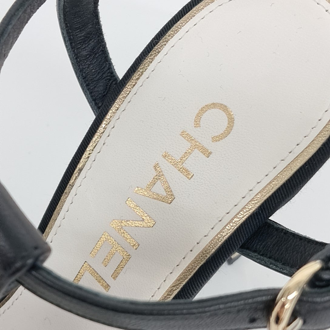 Chanel Slingback – Leather – Black
