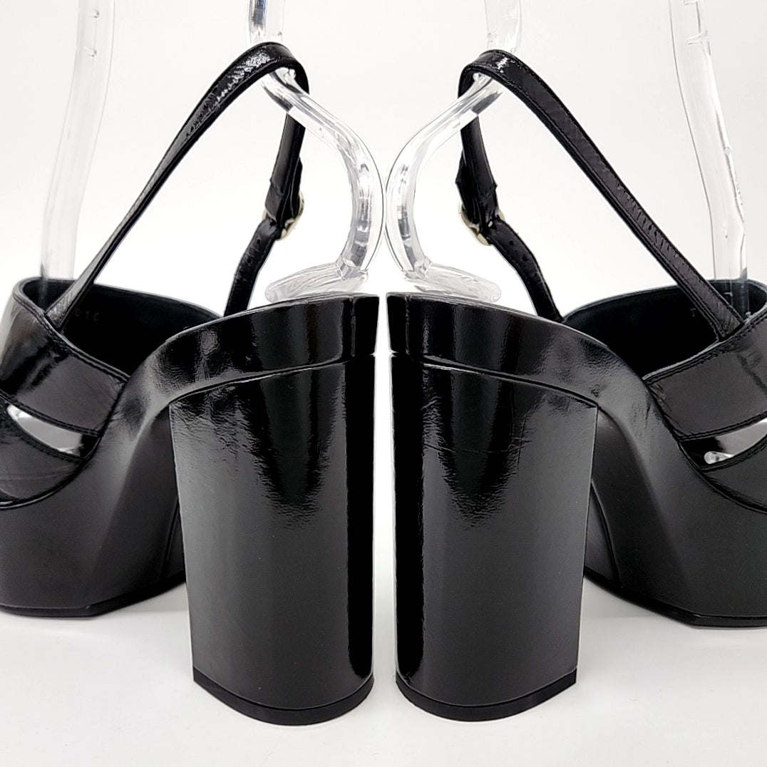 Chanel Open-Toe Sandals – Leather – Black