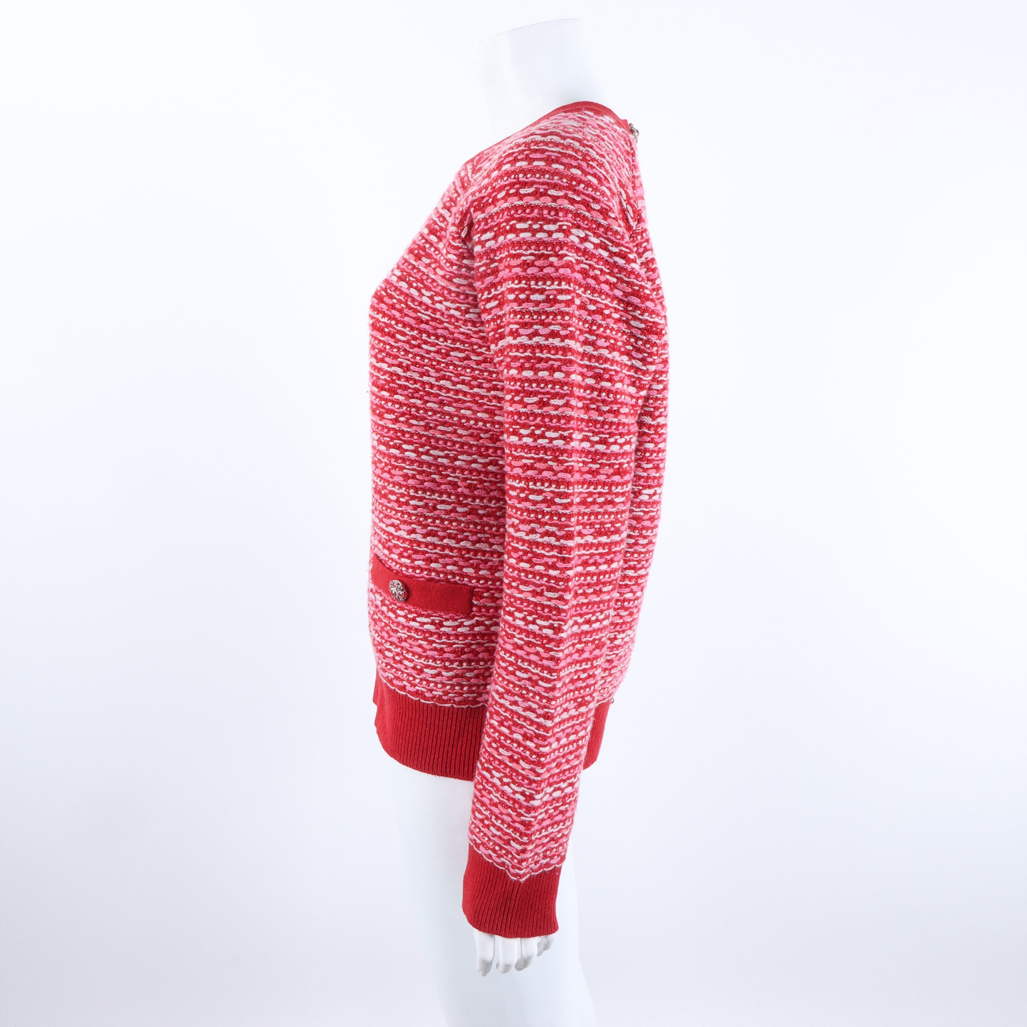 Chanel Long Sleeve Knit – Cashmere – Red