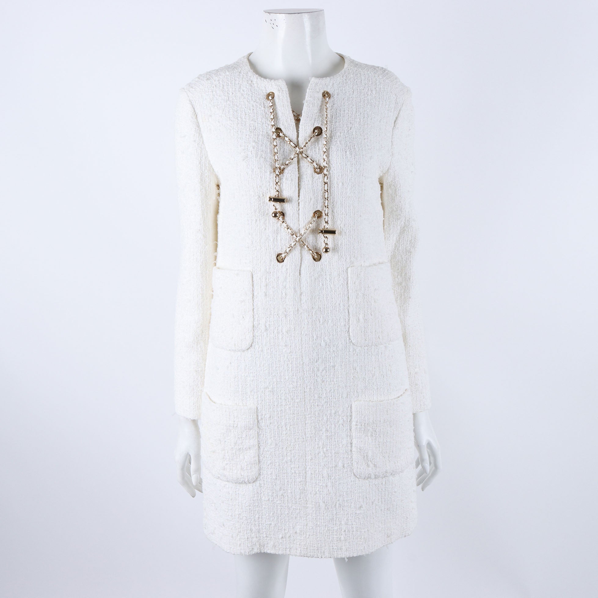 Chanel Dress – Tweed – White