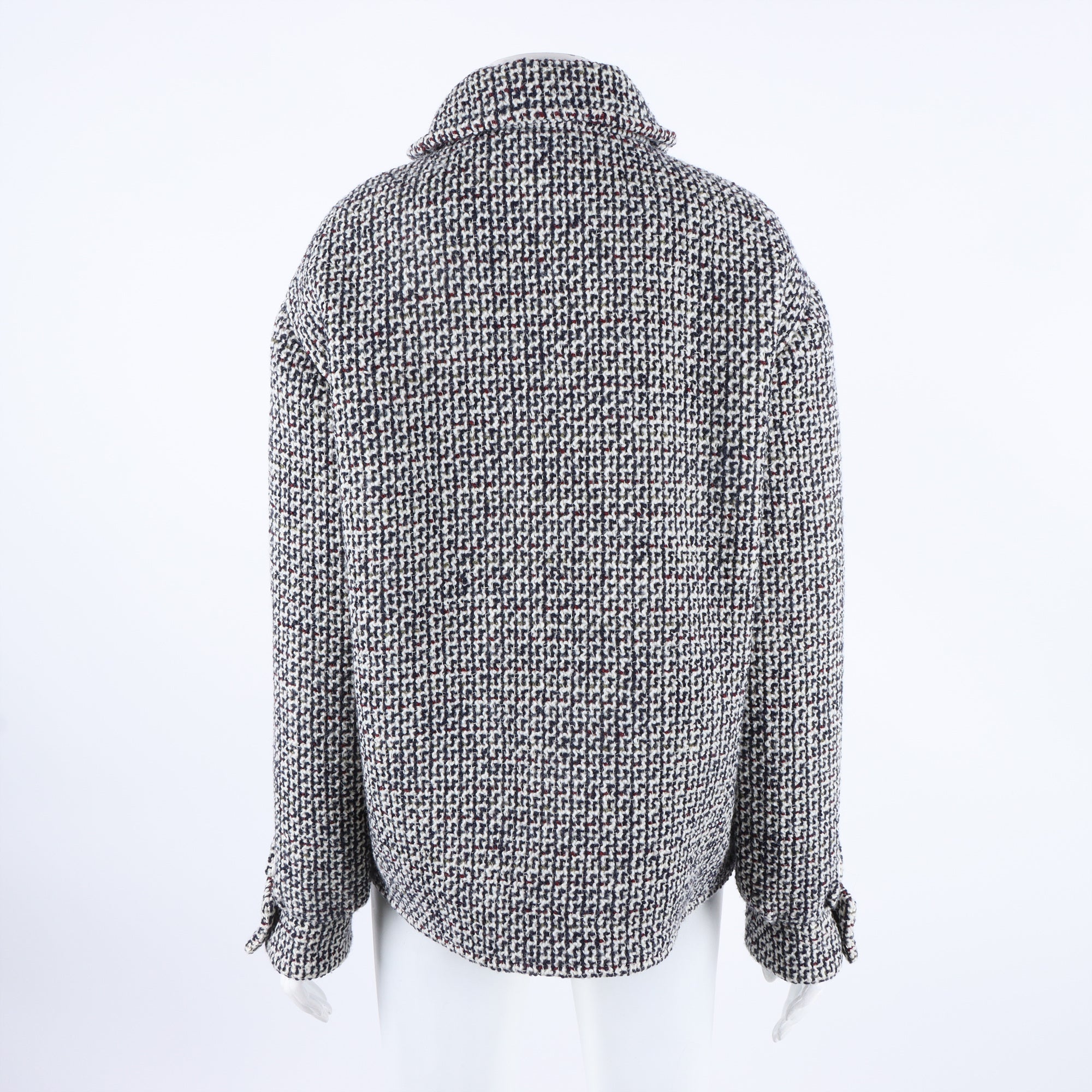 Chanel Reversible Zip-Up Jacket – Wool – Navy