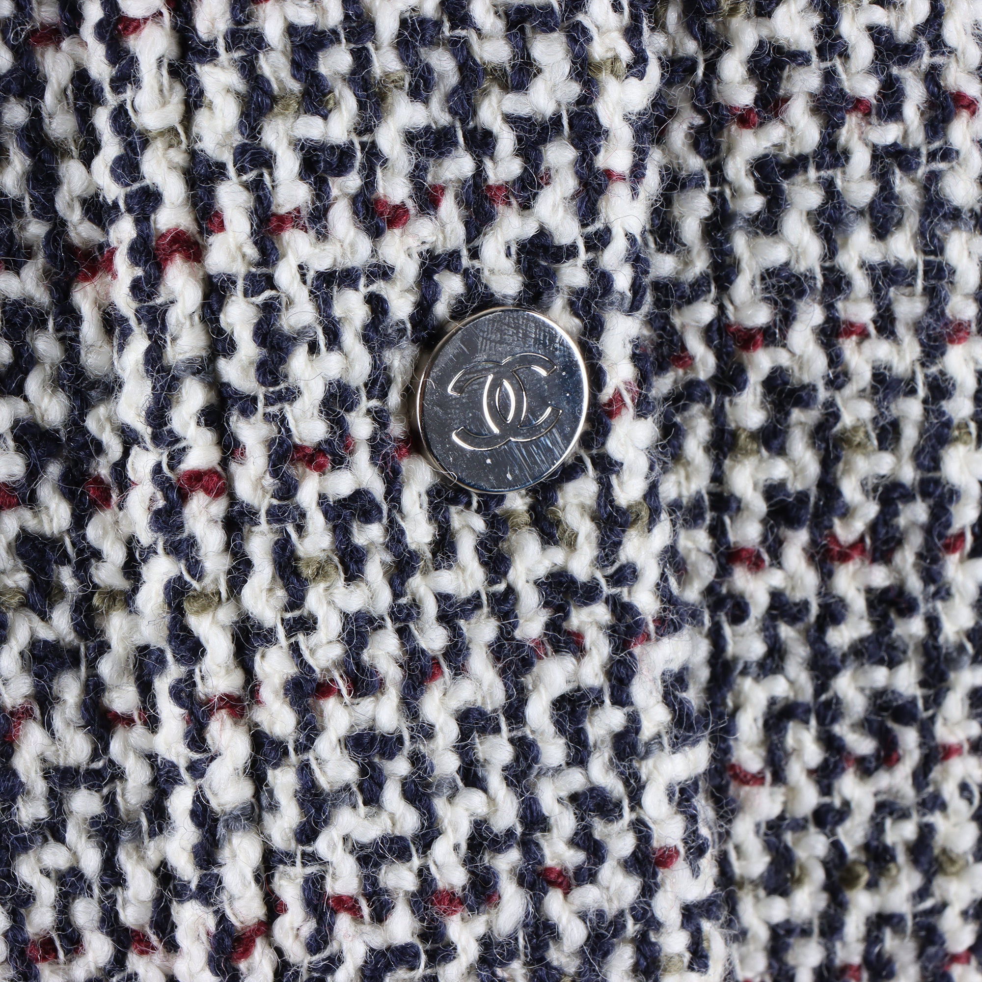 Chanel Reversible Zip-Up Jacket – Wool – Navy
