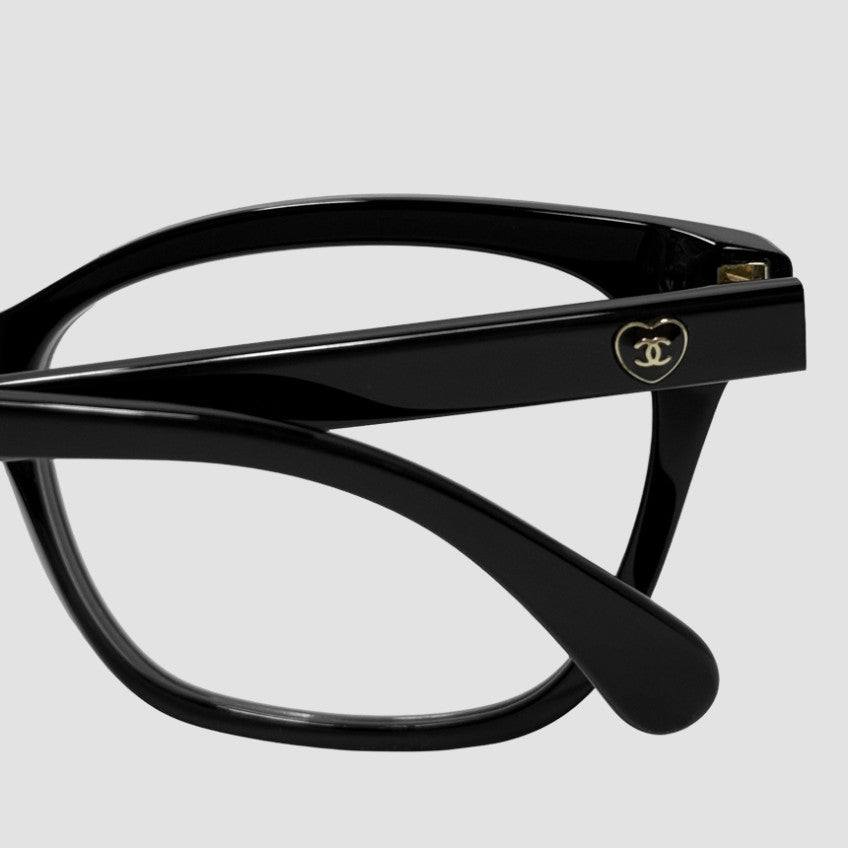 Charming Heart Square Glasses