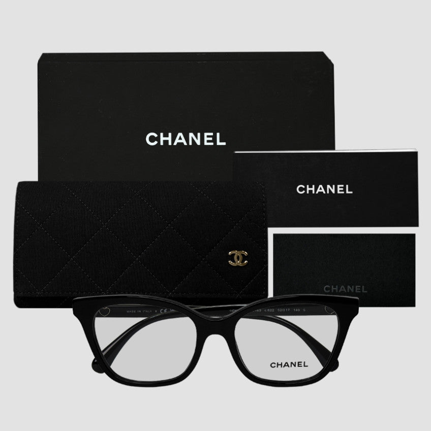 Charming Heart Square Glasses