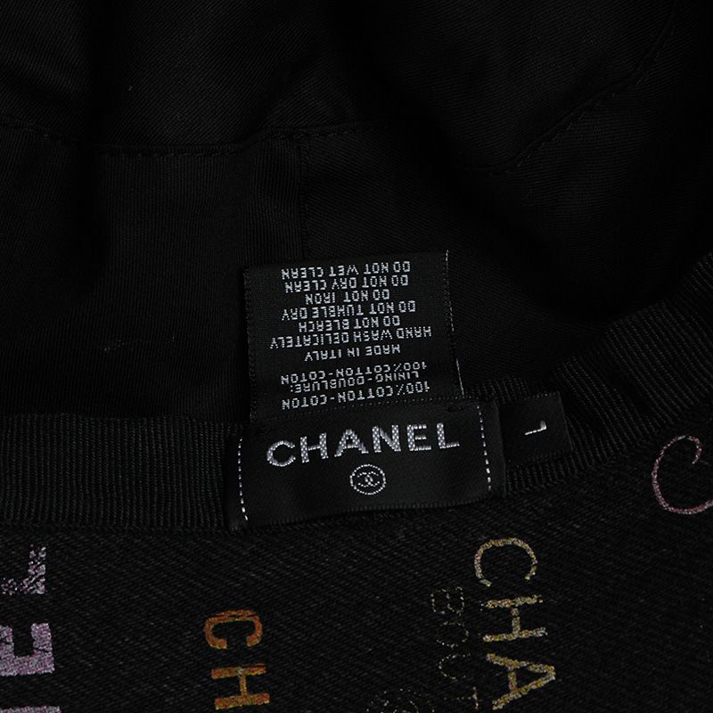 Chanel Bucket Hat – Denim – Grey