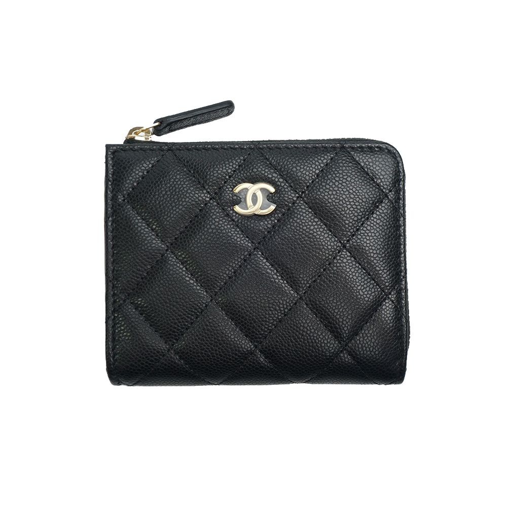 Chanel Card Wallet – Caviar Leather – Black
