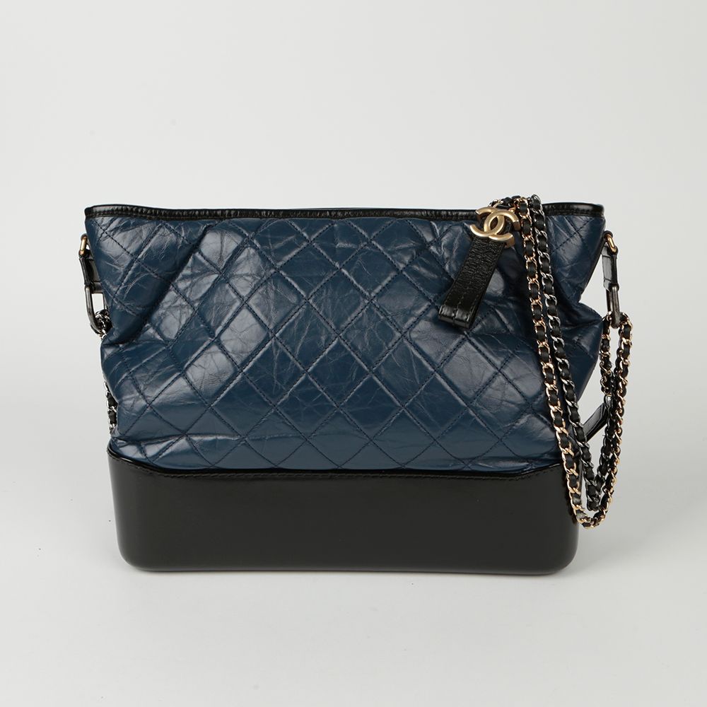 Chanel Gabrielle – Calfskin Leather – Navy