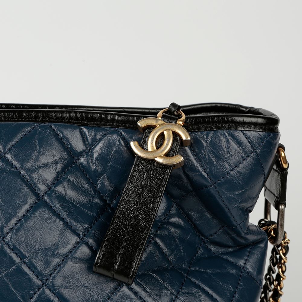 Chanel Gabrielle – Calfskin Leather – Navy