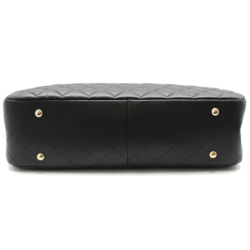 Chanel Shoulder Bag – Lambskin Leather – Black – Gold Hardware