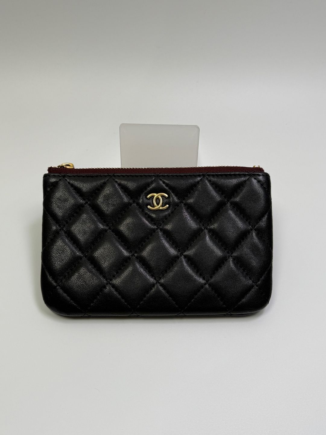 Chanel Pouch – Lambskin Leather – Black