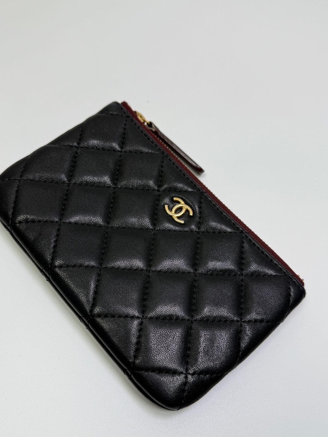 Chanel Pouch – Lambskin Leather – Black