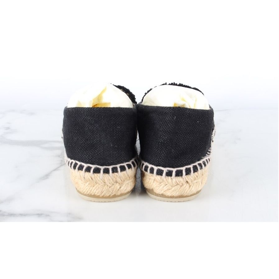 Chanel Espadrilles – Canvas – Black