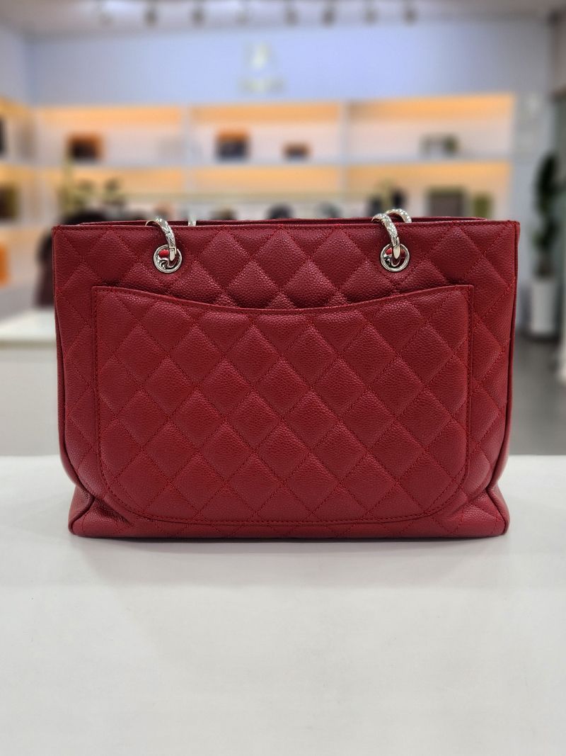 Caviar Silver Shoulder Bag A50995