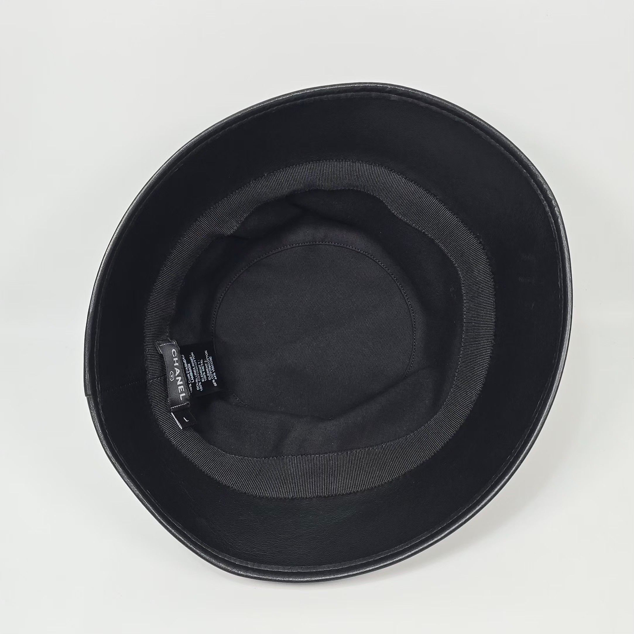 Leather Bucket Hat (L)