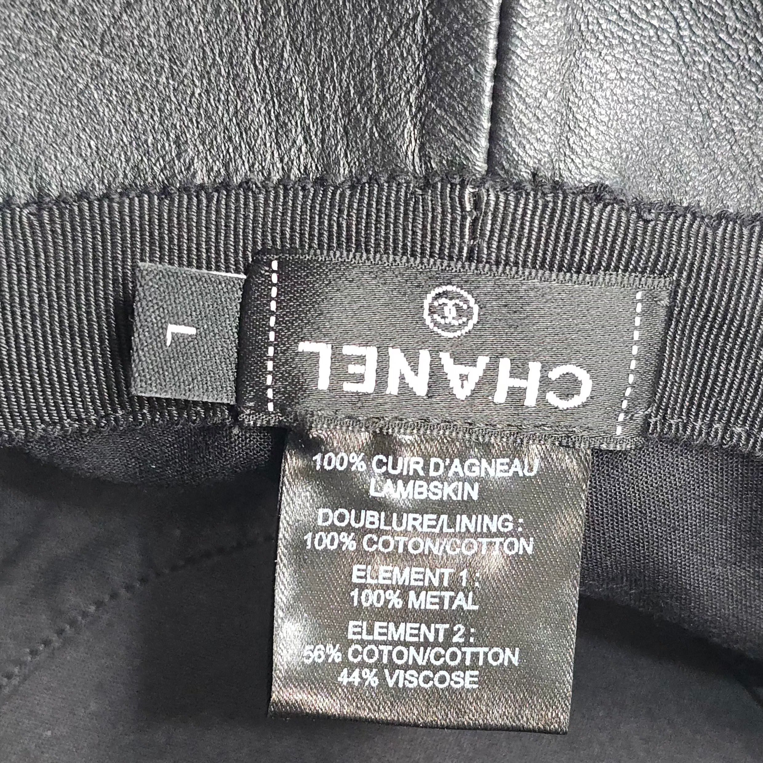 Leather Bucket Hat (L)