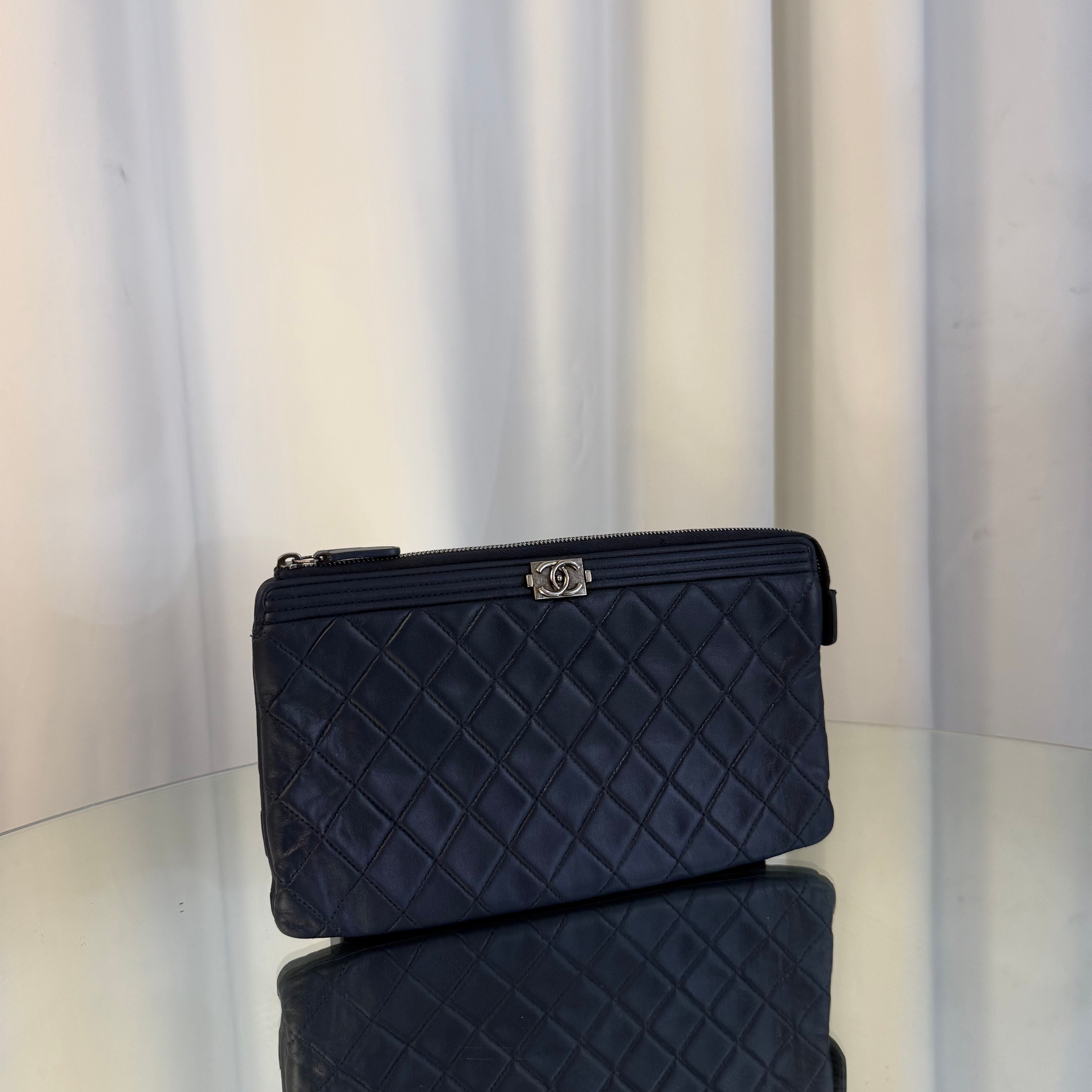 Boy Double Zipper Pouch
