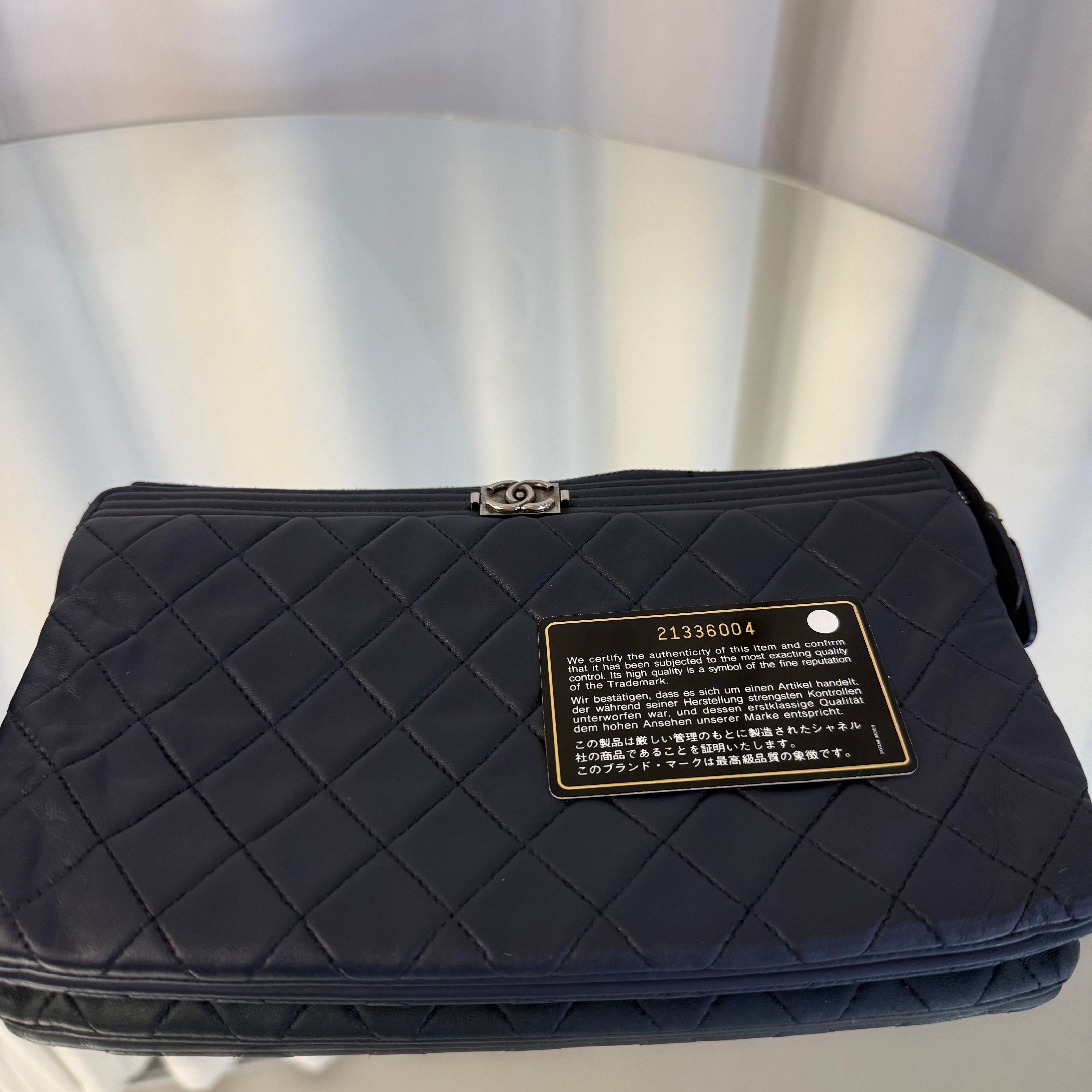 Boy Double Zipper Pouch