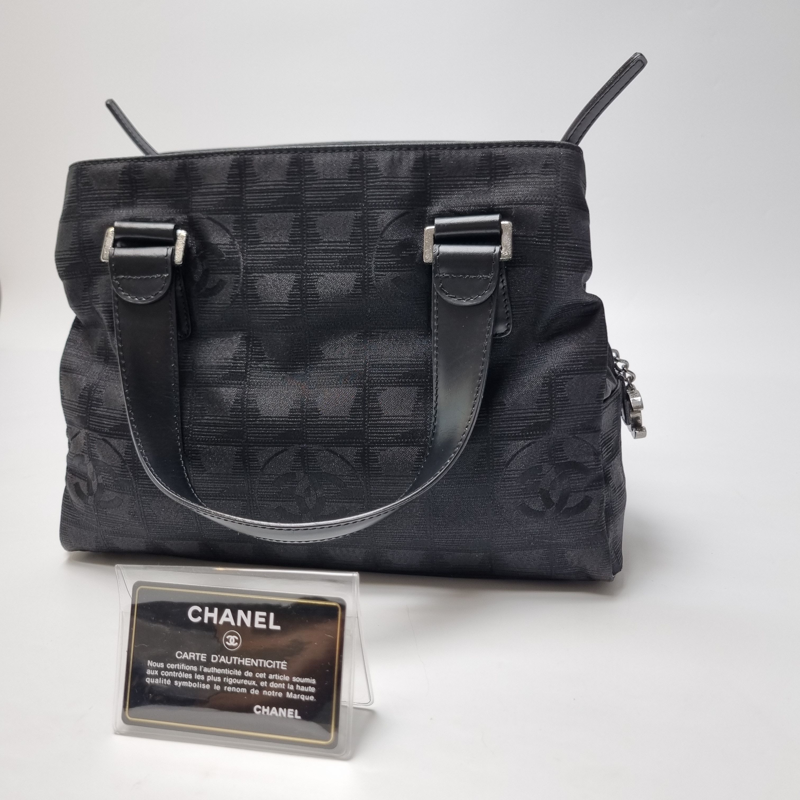 Travel Line Coco Mark Jacquard Tote Bag (Limited Edition