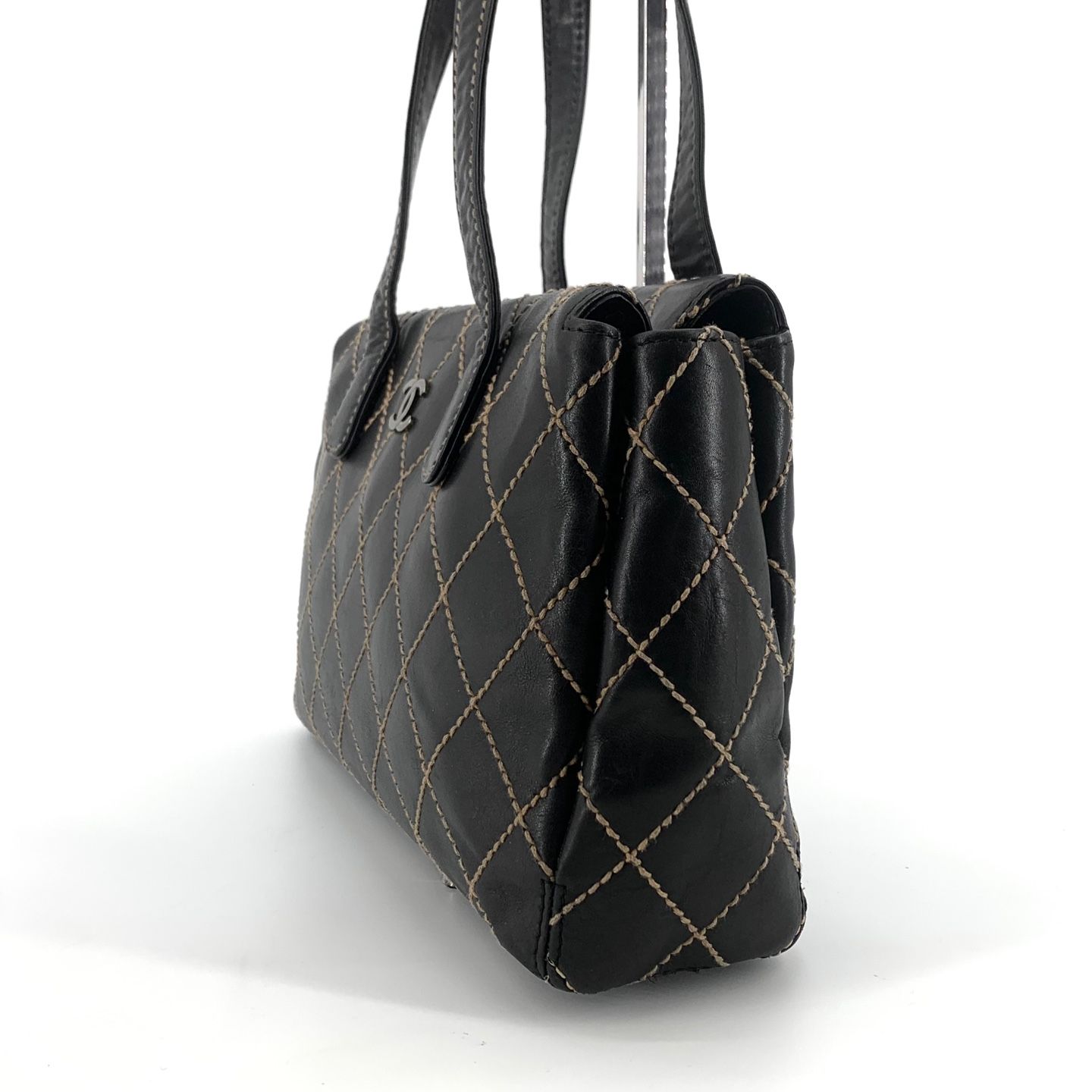 Wild Stitch Gold Shopping Tote Bag