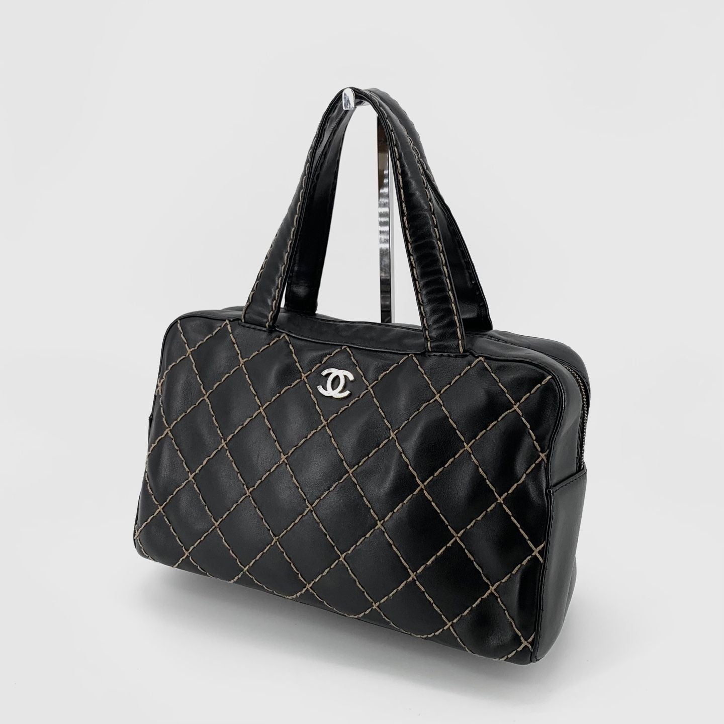 Wild Stitch Silver Tote Bag