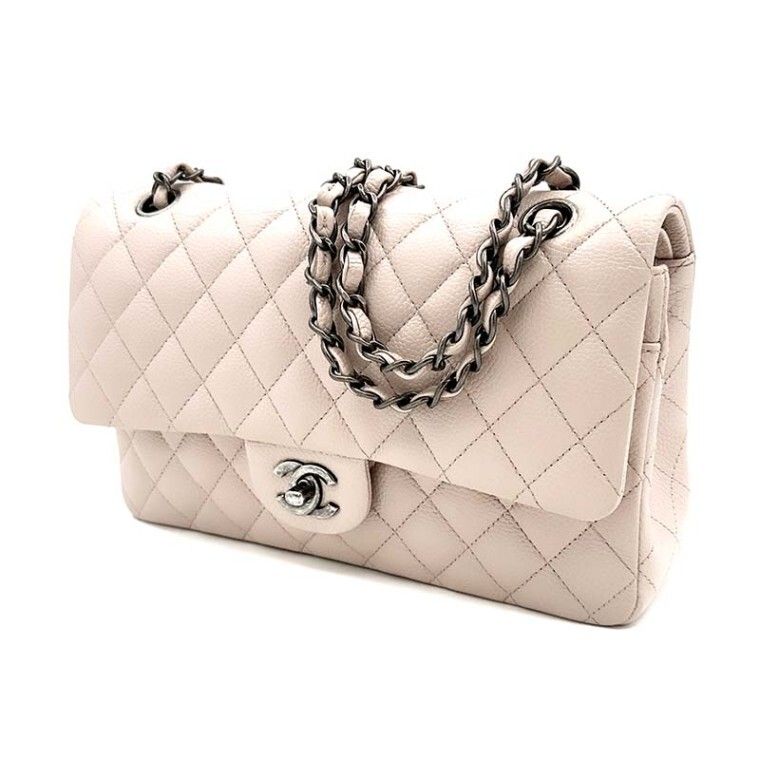 Chanel Classic Flap – Caviar Leather – Pink – Gold Hardware