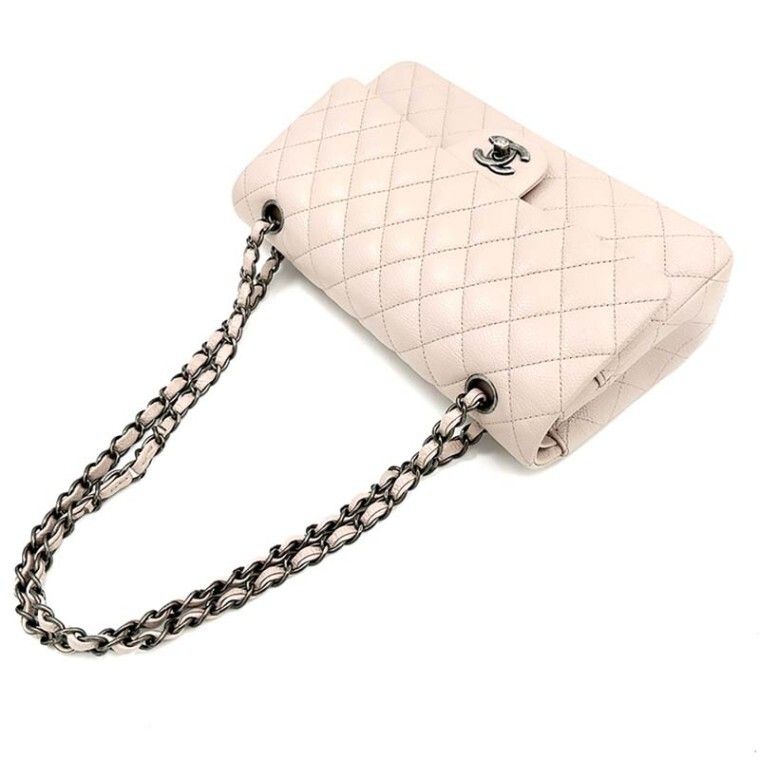 Chanel Classic Flap – Caviar Leather – Pink – Gold Hardware