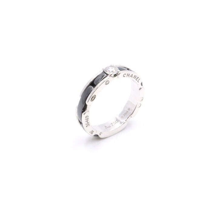 Chanel Ultra Ring – White Gold & Black Ceramic