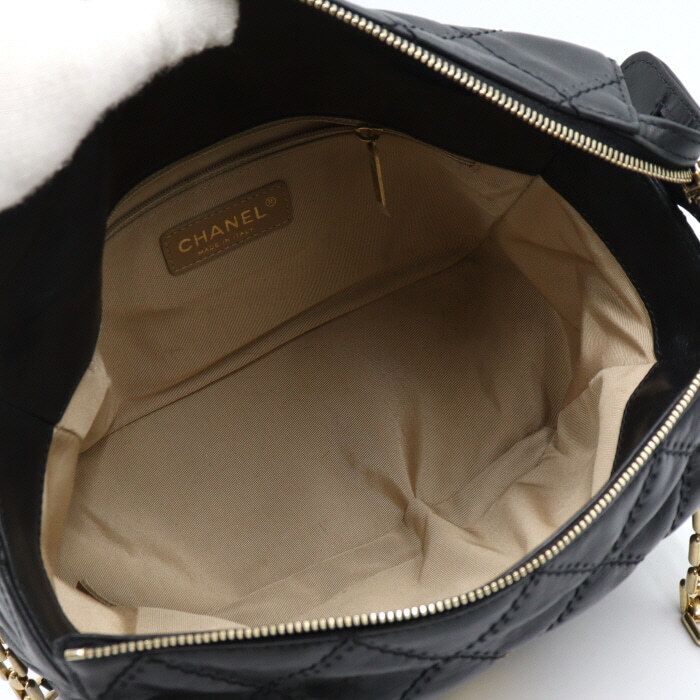 Chanel Flap Bag – Caviar Leather – Black – Gold Hardware