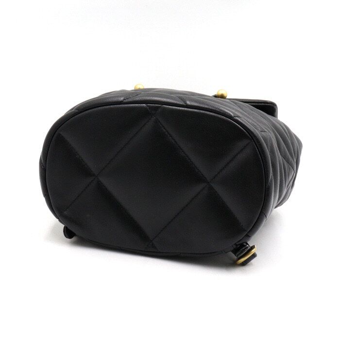 Chanel Backpack – Lambskin Leather – Black – Gold Hardware