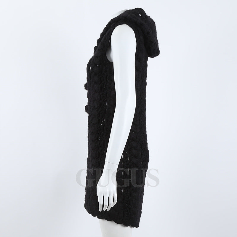 Chanel Knit Vest – Wool – Black