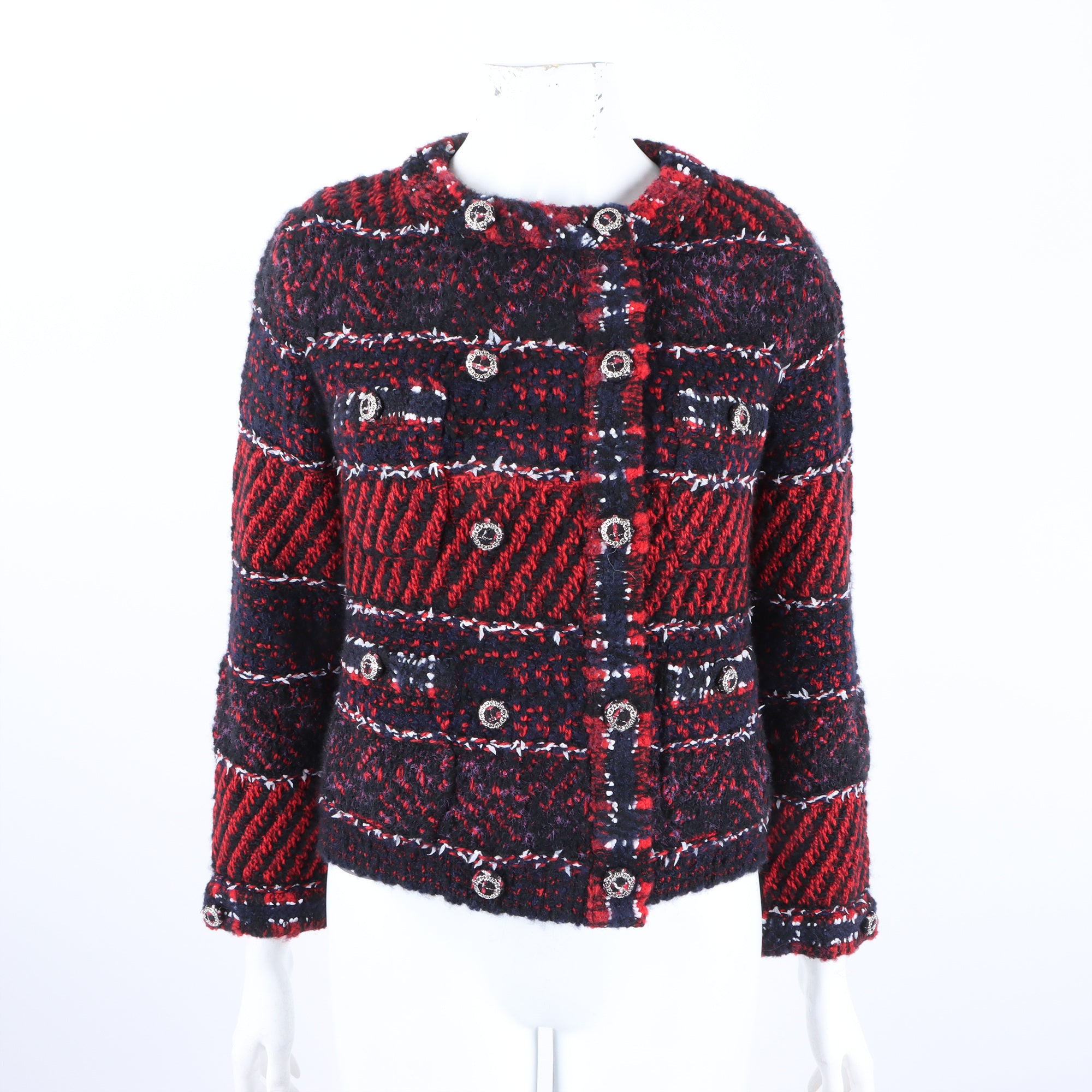 Chanel Jacket – Tweed – Red
