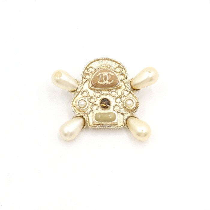 Chanel Brooch – Gold – Ivory