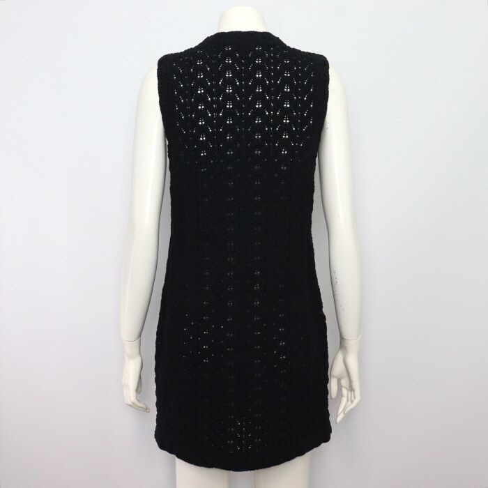 Chanel Vest Dress – Cotton – Black