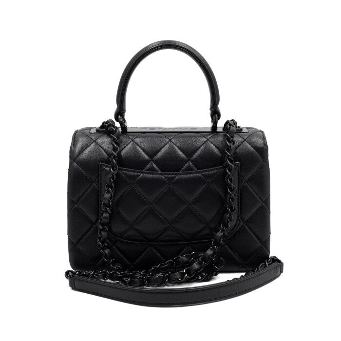 Chanel Trendy CC – Lambskin Leather – Black – Gold Hardware