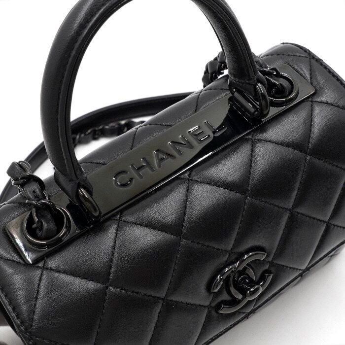 Chanel Trendy CC – Lambskin Leather – Black – Gold Hardware