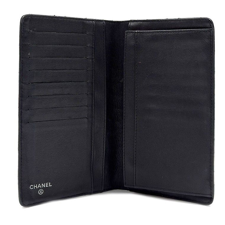 Chanel Long Wallet – Patent Leather – Black