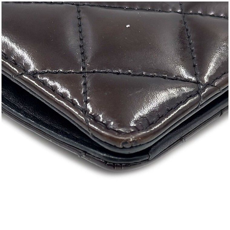 Chanel Long Wallet – Patent Leather – Black