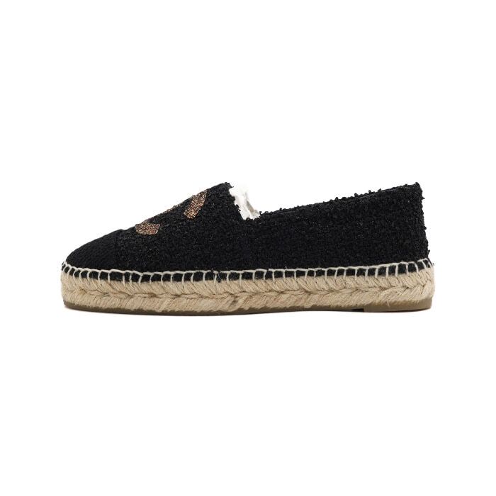 Chanel Espadrille Sneakers – Tweed – Black