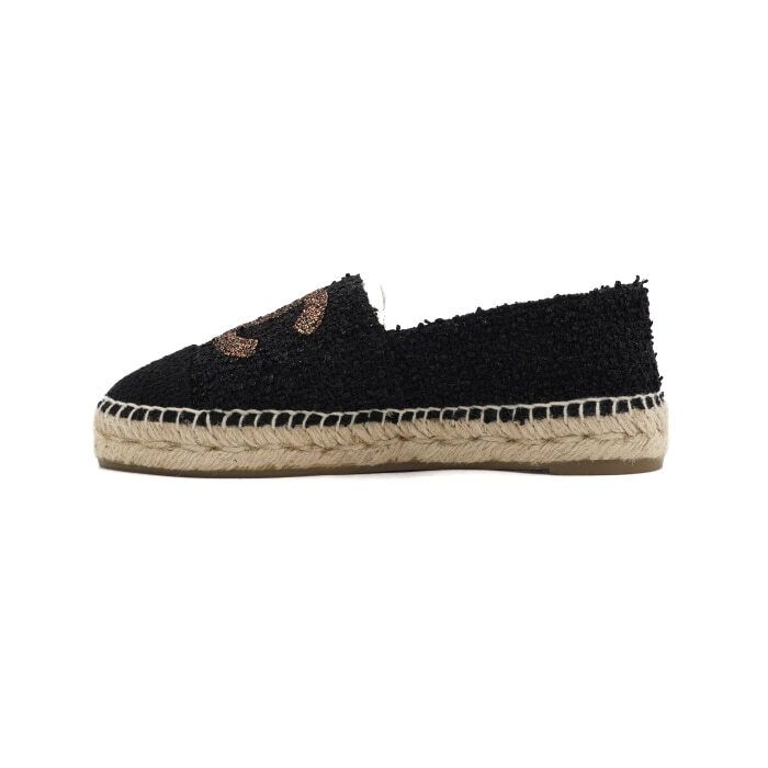 Chanel Espadrille Sneakers – Tweed – Black