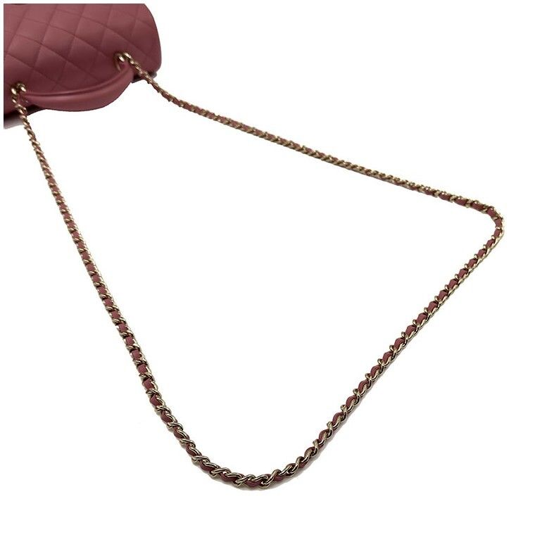 Chanel Top Handle Bag – Lambskin Leather – Pink – Gold Hardware
