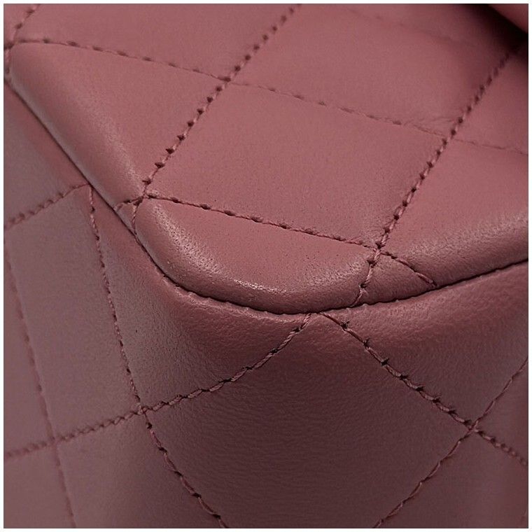 Chanel Top Handle Bag – Lambskin Leather – Pink – Gold Hardware