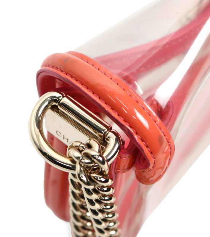Chanel Boy – PVC – Orange – Gold Hardware