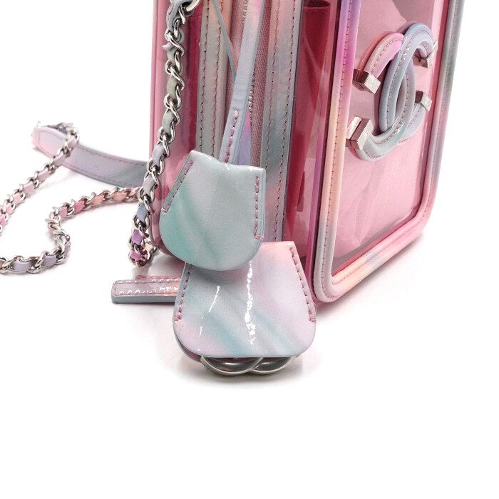 Chanel Vanity Case – PVC – Multicolor – Silver Hardware