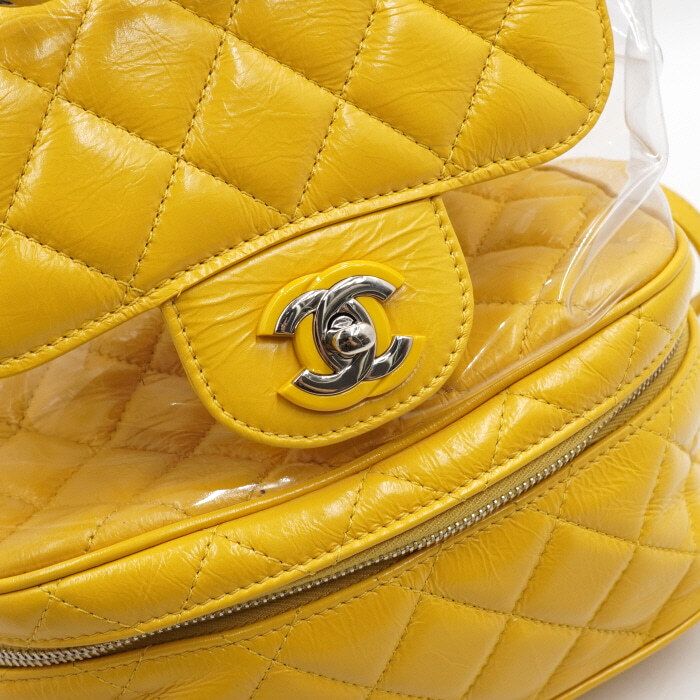 Chanel Backpack – PVC – Yellow